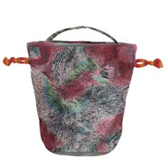 Design Pattern Scarf Gradient Drawstring Bucket Bag by Vaneshop