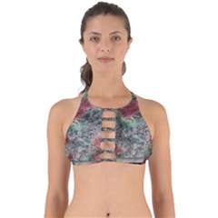 Design Pattern Scarf Gradient Perfectly Cut Out Bikini Top by Vaneshop