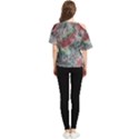 Design Pattern Scarf Gradient One Shoulder Cut Out Tee View2