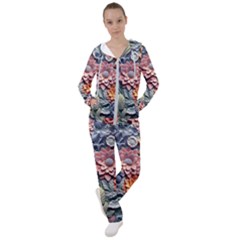 3d Flower Bloom Embossed Pattern Women s Tracksuit by Vaneshop