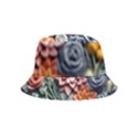 3d Flower Bloom Embossed Pattern Inside Out Bucket Hat (Kids) View2