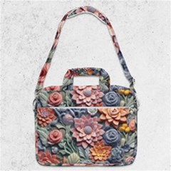 3d Flower Bloom Embossed Pattern Macbook Pro 13  Shoulder Laptop Bag  by Vaneshop