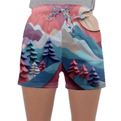 Paper Art Pastel Sleepwear Shorts by Vaneshop