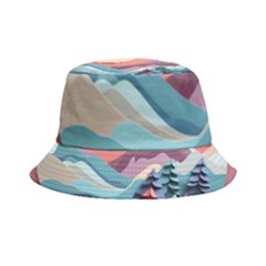 Paper Art Pastel Inside Out Bucket Hat by Vaneshop