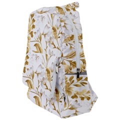 Flowers Gold Floral Travelers  Backpack by Vaneshop