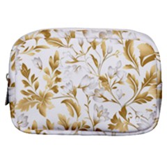 Flowers Gold Floral Make Up Pouch (small) by Vaneshop