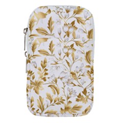 Flowers Gold Floral Waist Pouch (small) by Vaneshop