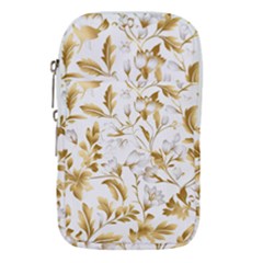 Flowers Gold Floral Waist Pouch (large) by Vaneshop