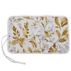 Flowers Gold Floral Pen Storage Case (s) by Vaneshop