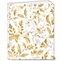 Flowers Gold Floral 8  x 10  Softcover Notebook View1