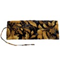 Flower Gold Floral Roll Up Canvas Pencil Holder (S) View1