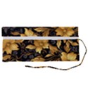 Flower Gold Floral Roll Up Canvas Pencil Holder (S) View2