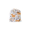 Seamless Pattern Of Cute Dog Puppy Cartoon Funny And Happy Drawstring Pouch (XS) View2