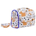 Seamless Pattern Of Cute Dog Puppy Cartoon Funny And Happy Satchel Shoulder Bag View2