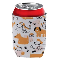 Seamless Pattern Of Cute Dog Puppy Cartoon Funny And Happy Can Holder by Wav3s