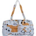 Seamless Pattern Of Cute Dog Puppy Cartoon Funny And Happy Multi Function Bag View1