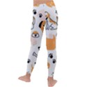 Seamless Pattern Of Cute Dog Puppy Cartoon Funny And Happy Kids  Lightweight Velour Leggings View4