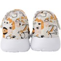 Seamless Pattern Of Cute Dog Puppy Cartoon Funny And Happy Men s Velcro Strap Shoes View4