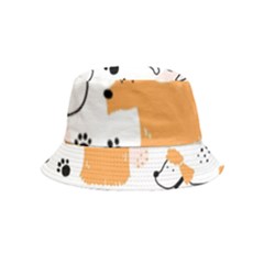 Seamless Pattern Of Cute Dog Puppy Cartoon Funny And Happy Bucket Hat (kids) by Wav3s