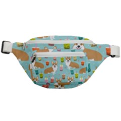 Welsh Corgi Boba Tea Bubble Cute Kawaii Dog Breed Fanny Pack by Wav3s