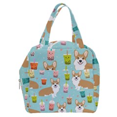 Welsh Corgi Boba Tea Bubble Cute Kawaii Dog Breed Boxy Hand Bag by Wav3s