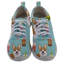 Welsh Corgi Boba Tea Bubble Cute Kawaii Dog Breed Mens Athletic Shoes by Wav3s