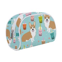 Welsh Corgi Boba Tea Bubble Cute Kawaii Dog Breed Make Up Case (small) by Wav3s