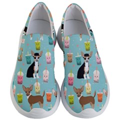 Chihuahua Bubble Kawaii Boba Tea Cute Dog Women s Lightweight Slip Ons