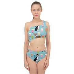 Chihuahua Bubble Kawaii Boba Tea Cute Dog Spliced Up Two Piece Swimsuit by Wav3s