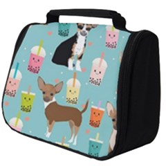 Chihuahua Bubble Kawaii Boba Tea Cute Dog Full Print Travel Pouch (big) by Wav3s