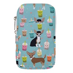 Chihuahua Bubble Kawaii Boba Tea Cute Dog Waist Pouch (large) by Wav3s