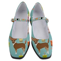 Chihuahua Bubble Kawaii Boba Tea Cute Dog Women s Mary Jane Shoes by Wav3s