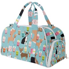 Chihuahua Bubble Kawaii Boba Tea Cute Dog Burner Gym Duffel Bag by Wav3s