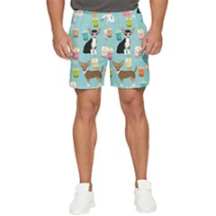 Chihuahua Bubble Kawaii Boba Tea Cute Dog Men s Runner Shorts by Wav3s