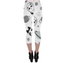 Panda Floating In Space And Star Capri Leggings  View2