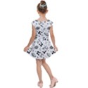 Panda Floating In Space And Star Kids  Cap Sleeve Dress View2