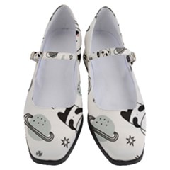 Panda Floating In Space And Star Women s Mary Jane Shoes by Wav3s