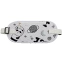 Panda Floating In Space And Star Rounded Waist Pouch View1