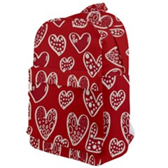 Vector Seamless Pattern Of Hearts With Valentine s Day Classic Backpack by Wav3s