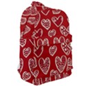 Vector Seamless Pattern Of Hearts With Valentine s Day Classic Backpack View2