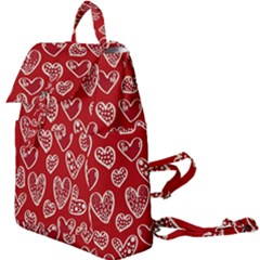 Vector Seamless Pattern Of Hearts With Valentine s Day Buckle Everyday Backpack by Wav3s