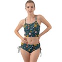 Dog Paw Colorful Fabrics Digitally Mini Tank Bikini Set View1