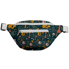 Dog Paw Colorful Fabrics Digitally Fanny Pack by Wav3s