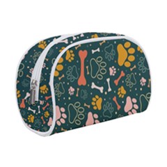 Dog Paw Colorful Fabrics Digitally Make Up Case (small)