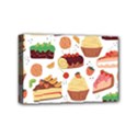 Seamless Pattern Hand Drawing Cartoon Dessert And Cake Mini Canvas 6  x 4  (Stretched) View1