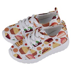 Seamless Pattern Hand Drawing Cartoon Dessert And Cake Kids  Lightweight Sports Shoes by Wav3s