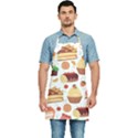 Seamless Pattern Hand Drawing Cartoon Dessert And Cake Kitchen Apron View1