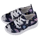 Space Cat Illustration Pattern Astronaut Kids  Lightweight Sports Shoes View2