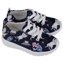 Space Cat Illustration Pattern Astronaut Kids  Lightweight Sports Shoes View3