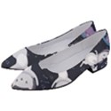 Space Cat Illustration Pattern Astronaut Women s Block Heels  View2